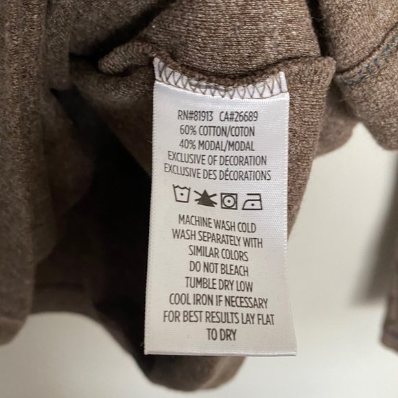 Robert Graham Brown Pullover Mock Neck Half Zip Cardigan| Men's Large - Picture 3 of 6